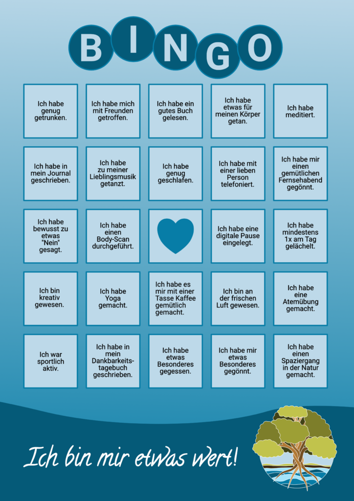 Ich bin mir etwas wert - Bingo